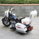 Kids Electric Police Motorbike Ride-On Toy for Boys and Girls - 12v Motorized Motorcycle Car