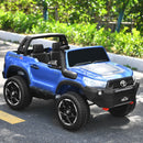 2-Seater Licensed Toyota Hilux Ride On Truck Car with Remote Control - Blue