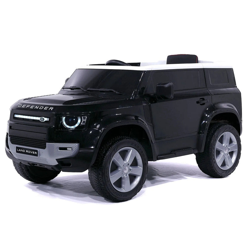 Licensed 12V Land Rover Defender Ride-On Car for Kids with LED Lights, MP3 Player, and Remote Control