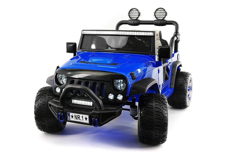 12V Battery Operated Children's Ride-On Truck Jeep with Dual Powerful Motors and Remote Control