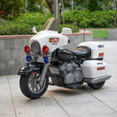 Kids Electric Police Motorbike Ride-On Toy for Boys and Girls - 12v Motorized Motorcycle Car