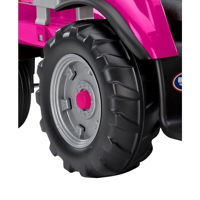 peg perego ride on tractor Peg Perego 12V Case IH Magnum Tractor with Trailer Electric Ride-On