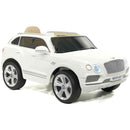 LICENSED BENTLEY BENTAYGA 12V CHILD'S RIDE-ON TOY SUV WITH EVA RUBBER WHEELS, TWIN MOTORS, AND REMOTE CONTROL ACCESS.