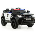 Electric Bluetooth Ride On Police Car for Kids with Remote Control - 12V