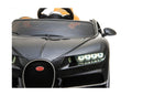 DAKOTT Bugatti Chiron Electric Ride-On Vehicle in Sleek Black