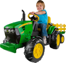 John Deere Ground Force Tractor and Trailer Set