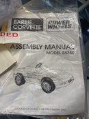 1988 BARBIE CORVETTE Classic Edition ~ Ride-On Toy Car