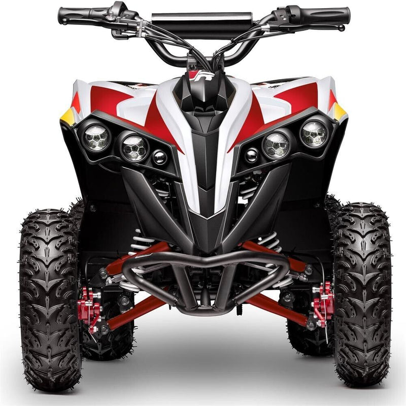 MotoTec E-Bully 36v 1000w Children's All-Terrain Vehicle - White, Red and Blue