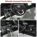 2x12V Authorized Toyota Hilux Ride On Truck Car 2-Passenger 4WD with Remote Control