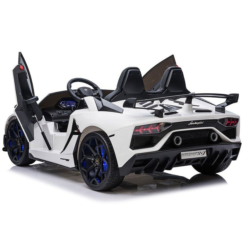 TWO SEATER LAMBORGHINI AVENTADOR 24V KIDS VEHICLE - KIDS ELECTRIC CAR WITH REMOTE CONTROL