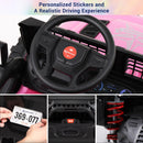 Kimbosmart 24V 4WD Children's Electric Ride-On Truck with Remote Control and Battery Level Alert