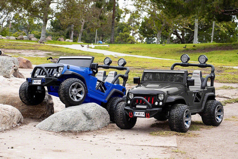 12V Battery Operated Children's Ride-On Truck Jeep with Dual Powerful Motors and Remote Control