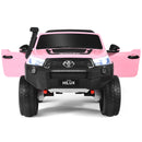 2-Seater 4WD Toyota Hilux Ride On Truck Car with Remote Control - Pink