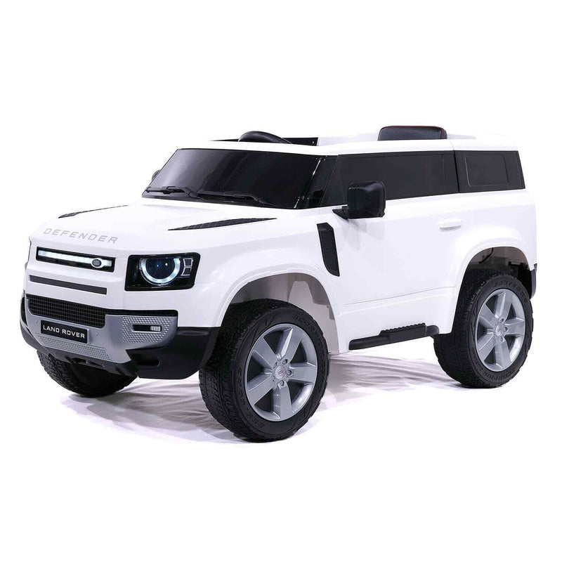 Licensed Land Rover Defender Kids Ride-On Car with LED Lights, MP3 Player, and Remote Control - 12V SUV for Girls