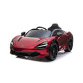 McLaren 720S 12V Children's Electric Ride-On Vehicle with Remote Control, Faux Leather Seats, and MP3 Compatibility