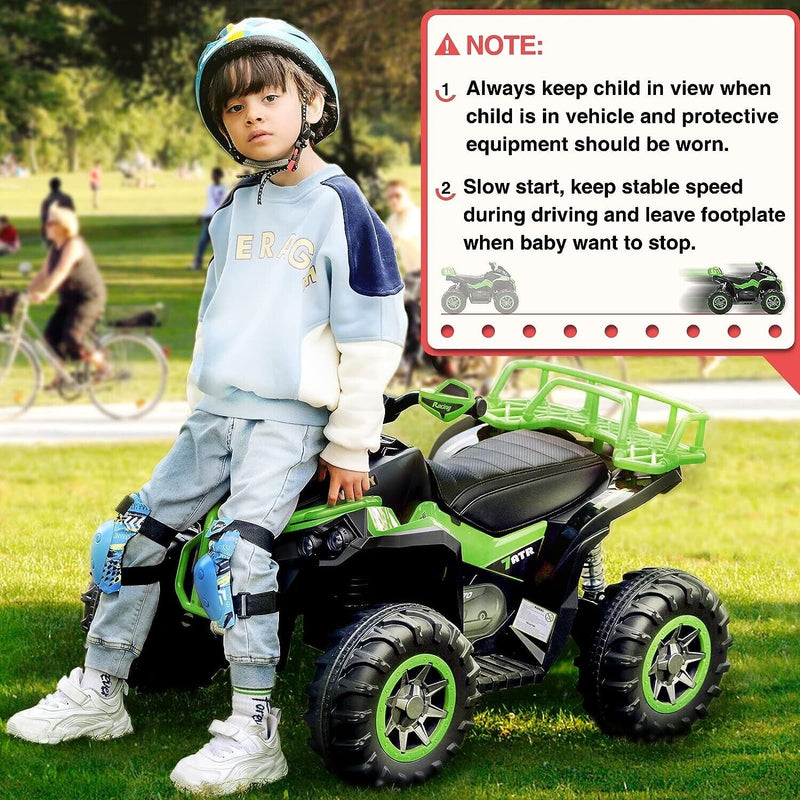 Electric Ride-On Quad ATV for Kids 3-7 Years Old - Perfect Gifts for Children