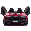 24V 2 SEATS AUTHENTIC LAMBORGHINI AVENTADOR SVJ KIDS RIDE-ON SPORTS VEHICLE WITH LIGHTS AND REMOTE CONTROL