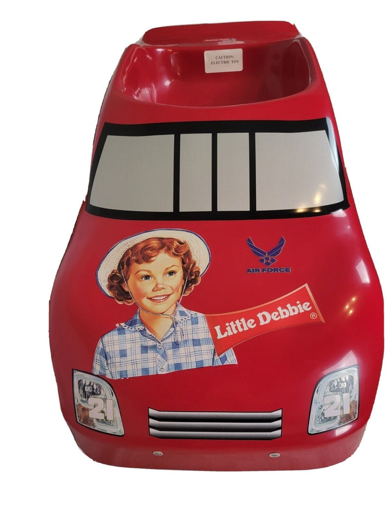 Vintage Unique motorized ride on children's Little Debbie Race Car Nascar 21 Brand New
