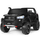 Licensed Toyota Hilux Ride On Truck Car 2-Seater 4WD with Remote Control - Painted Black