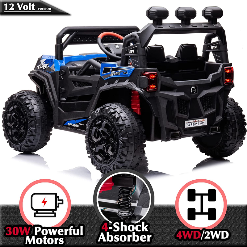 12V Electric Kids 4x4 Ride on Truck with Remote Control - Off-Roading Adventure for Children