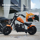 24V Children's Boys Ride On Motorbike Chopper Bicycle 160W Engine 10MPH Velocity, Distance Tracker, Mist
