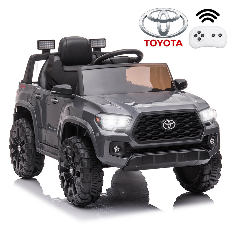 12V Powered Ride on Toy Cars for Boys - Toyota Tacoma Style with Remote Control