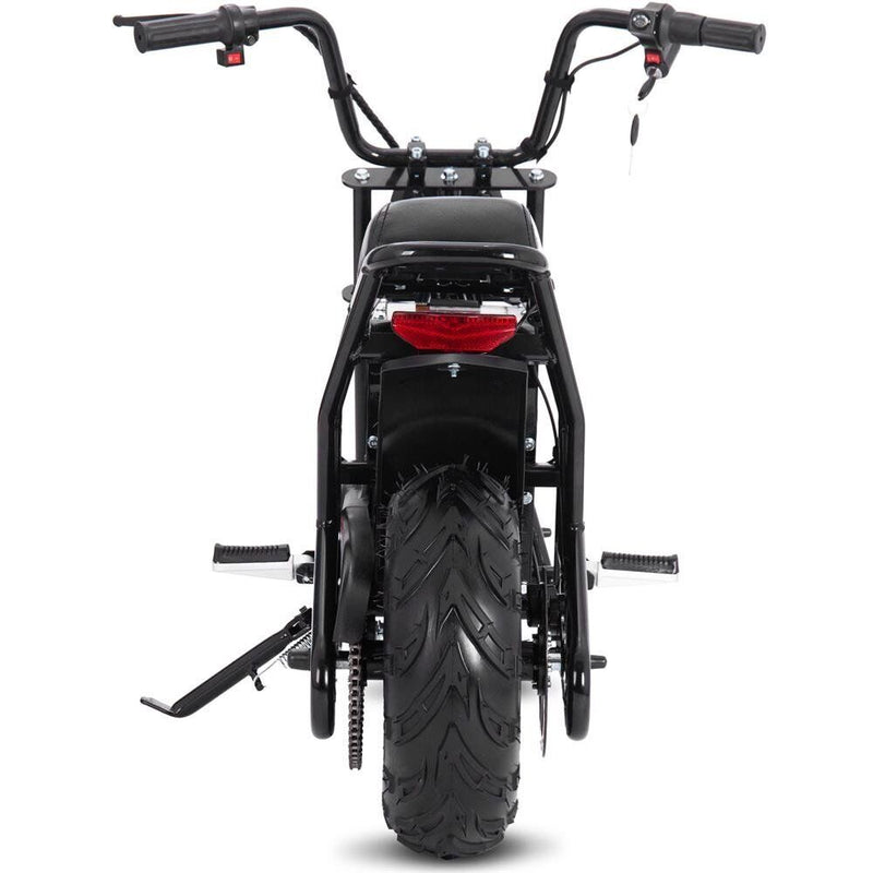 MotoTec 48v 1000w Electric-Powered Mini Motorcycle in Sleek Black