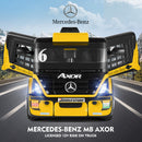 12V10AH Battery-Powered Ride On Truck with Swing Trailer and RC Control for Kids - MP3 Compatible, 6 Wheels