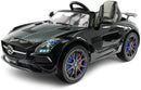 2022 Obsidian SLS AMG Mercedes Benz Ride-On Car for Children 12V Battery-Powered Kids Toy