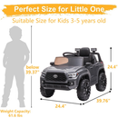12V Powered Ride on Toy Cars for Boys - Toyota Tacoma Style with Remote Control