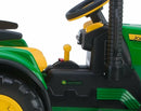 Battery Operated Kids Ride-On Tractor with Trailer Kit - Outdoor Power Toy
