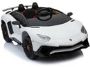 12v White Lamborghini Electric Ride-On Car for Kids with Remote Control