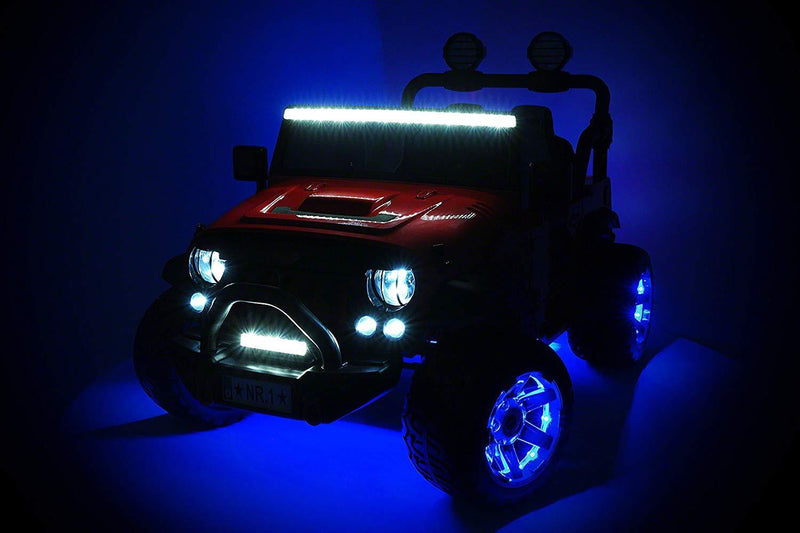 12V Battery Operated Children's Ride-On Truck Jeep with Dual Powerful Motors and Remote Control