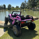 24V Touchscreen Clash Ride On Pink Buggy UTV - Can Am Style - All Terrain Power Wheels