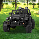 Kimbosmart Ebony 24V Children's Ride-On Car Double Seater Electric Toy Truck with Remote Control