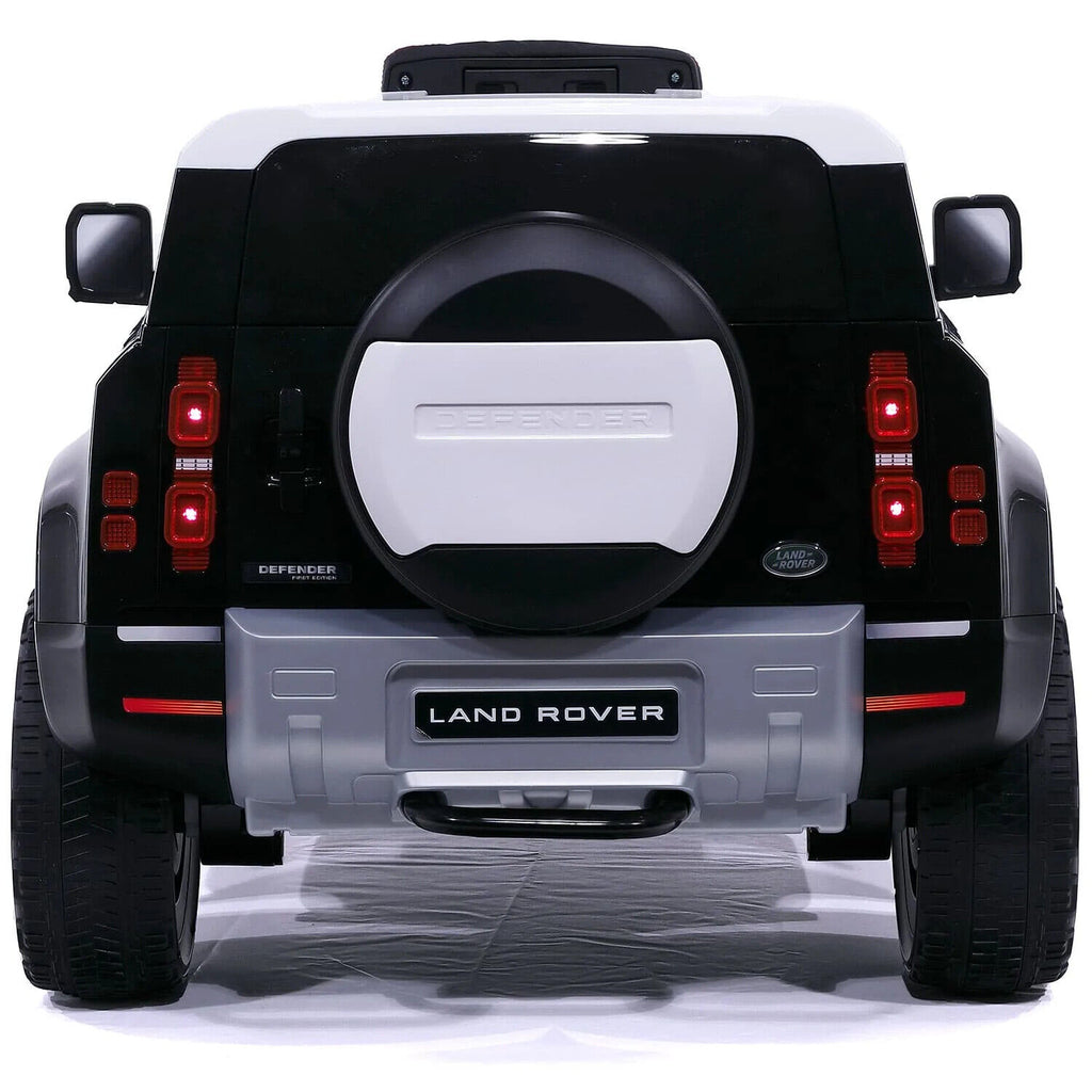 Land Rover Ride On Licensed 12V Land Rover Defender Ride-On Car for Kids with LED Lights,