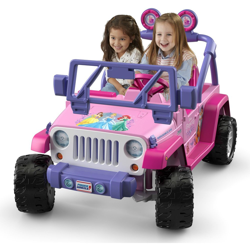 Pink Princess Electric Car Toy Truck SUV Ride On for Kids with Sound Effects - Ideal for Girls