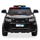 12V Children's Police Ride-On Vehicle with Electric Power, 2.4G Remote Control, and Flashing LED Lights