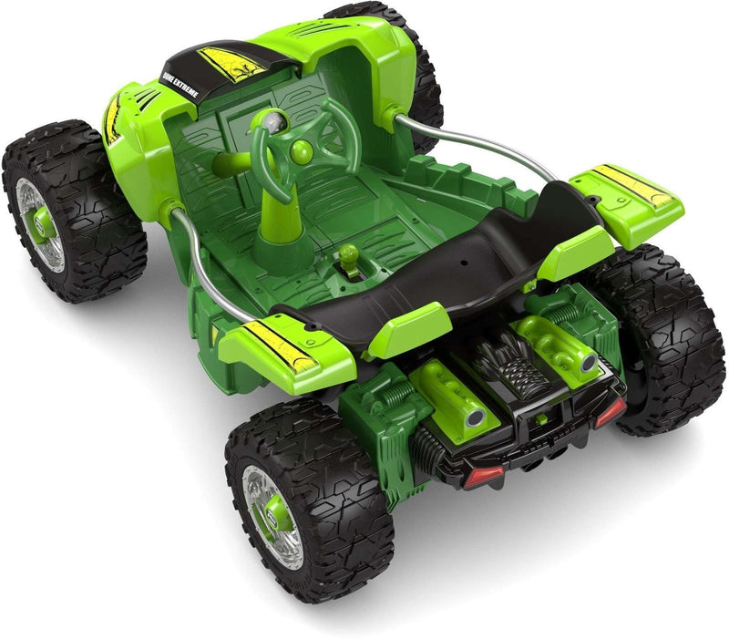 12V Green Rechargeable Battery-Powered Kids Ride-On Dune Buggy ATV Rac