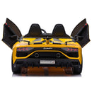 24V 2 SEATS AUTHENTIC LAMBORGHINI AVENTADOR SVJ CHILDREN'S RIDE-ON SPORTS VEHICLE, ILLUMINATION + REMOTE CONTROL
