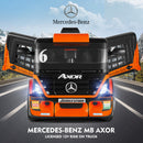 12V10AH Battery Kids Ride On Truck with Swing, Trailer, LED, MP3, and Bluetooth RC Features