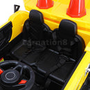 12V Four-wheel Drive Construction Truck 2.4G Remote Control/App Control Children's Electric Ride On Vehicle
