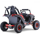 MotoTec Raider Children's Off-Road Quad 48v 1200w Full Suspension High-Powered Engine - Crimson ?