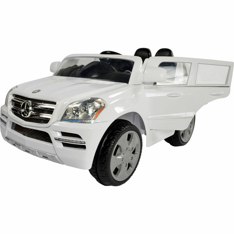 Rev Up Your Child's Playtime with the 6V Mercedes-Benz GL450 SUV Ride-On in White