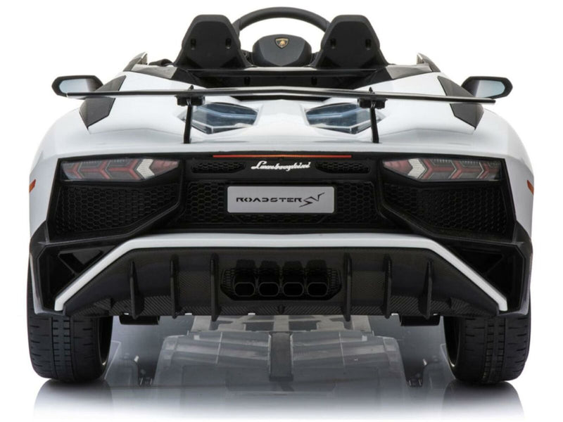 12v White Lamborghini Electric Ride-On Car for Kids with Remote Control