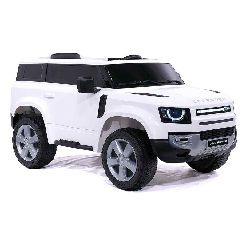 Licensed Land Rover Defender Kids Ride-On Car with LED Lights, MP3 Player, and Remote Control - 12V SUV for Girls