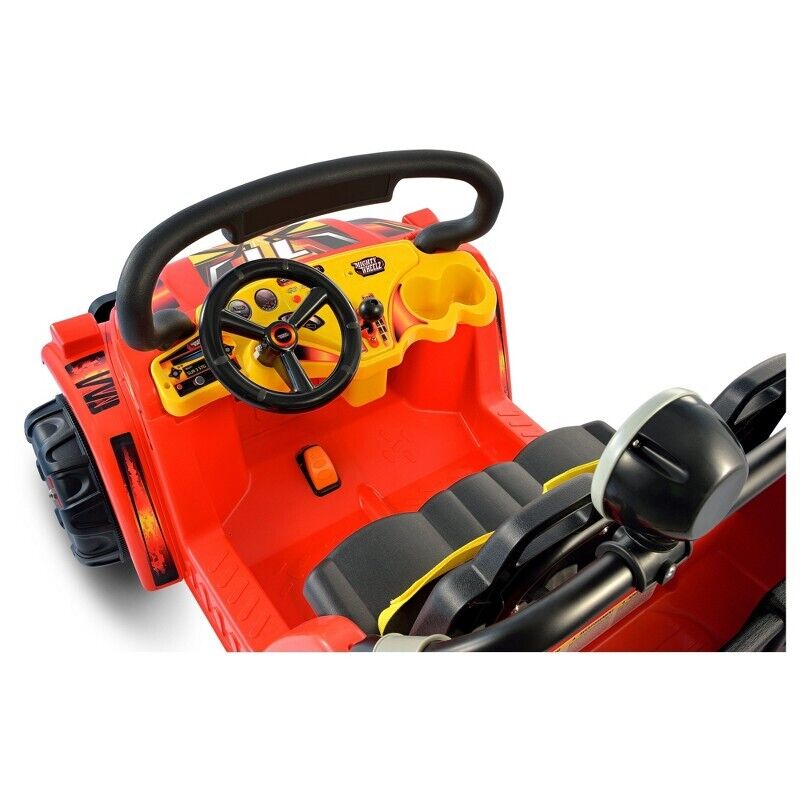 Kid Motorz 12V Mighty Wheelz 4x4 Electric Ride-On Car with Two Forward and Reverse Speed Options