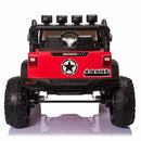 12V/24V Kids Ride-On Truck Car Jeep with LED Lights & Remote Control - 2 Sizes Available