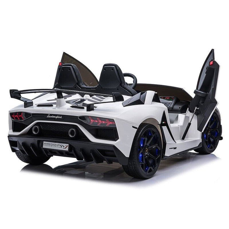 TWO SEATER LAMBORGHINI AVENTADOR 24V KIDS VEHICLE - KIDS ELECTRIC CAR WITH REMOTE CONTROL