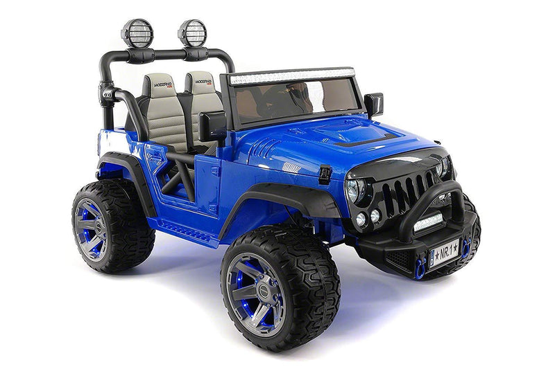 12V Battery Operated Children's Ride-On Truck Jeep with Dual Powerful Motors and Remote Control